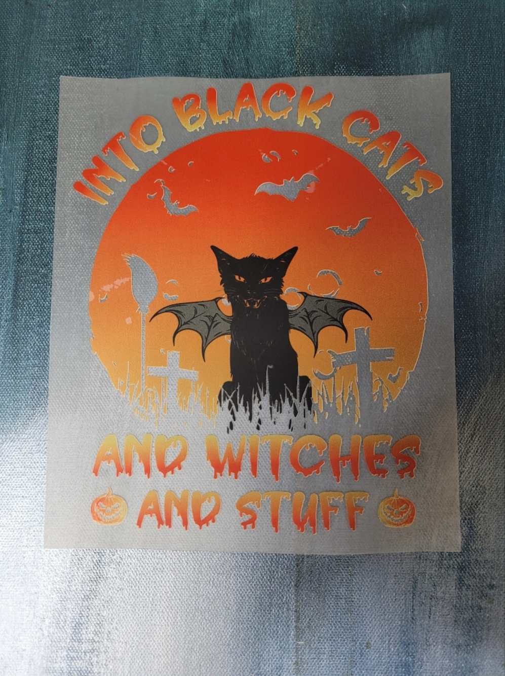 Halloween DTF Transfer Ready To Press 8×8